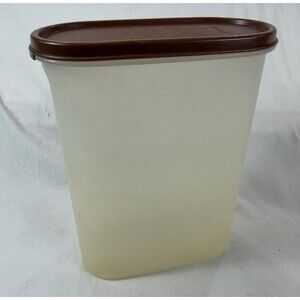 Vintage Tupperware Modular Mates 12 1/4 Cup Container 1615 Brown Lid 1616